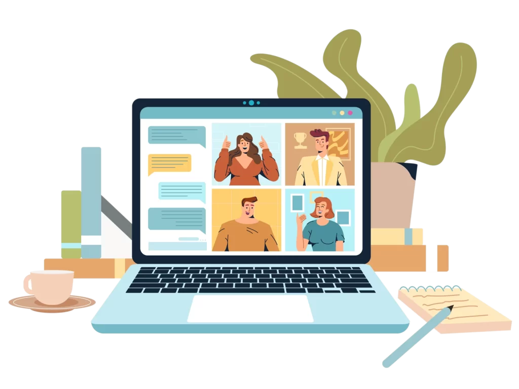 Modern website design with SEO optimization